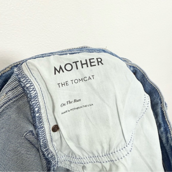 Mother Denim The Tomcat High Rise Straight Jeans On The Run Size 26 - Picture 5 of 7